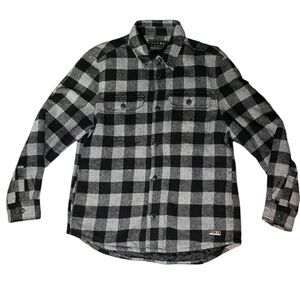 Jachs New York Plaid Lined Shirt Jacket Premium Outdoor Purveyors Button Medium